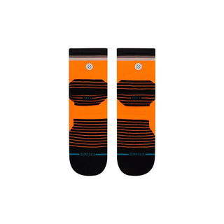 Maxed Quarter Performance Socks Neon Orange